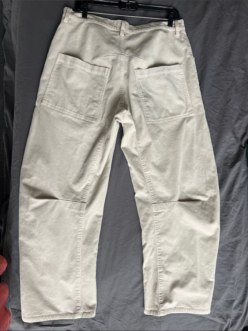 Nili Lotan Taupe Corduroy Work Pant